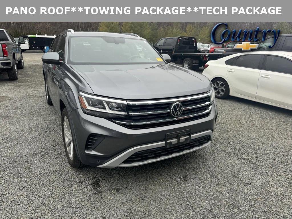 used 2021 Volkswagen Atlas Cross Sport car, priced at $21,999