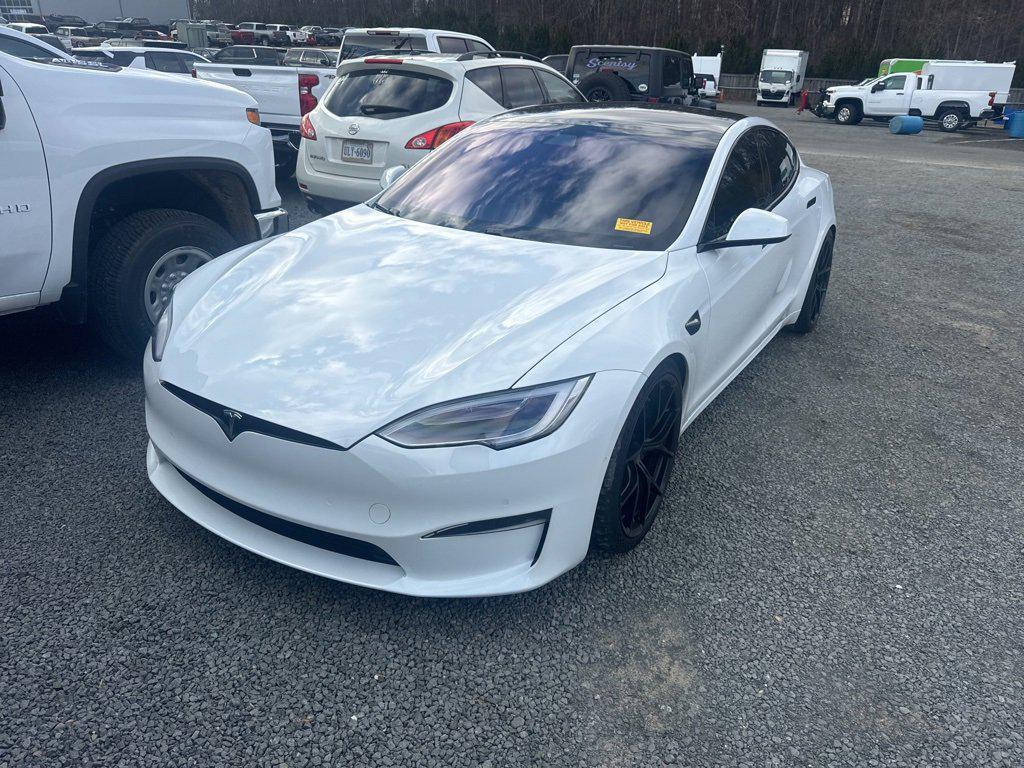 used 2021 Tesla Model S car, priced at $53,999