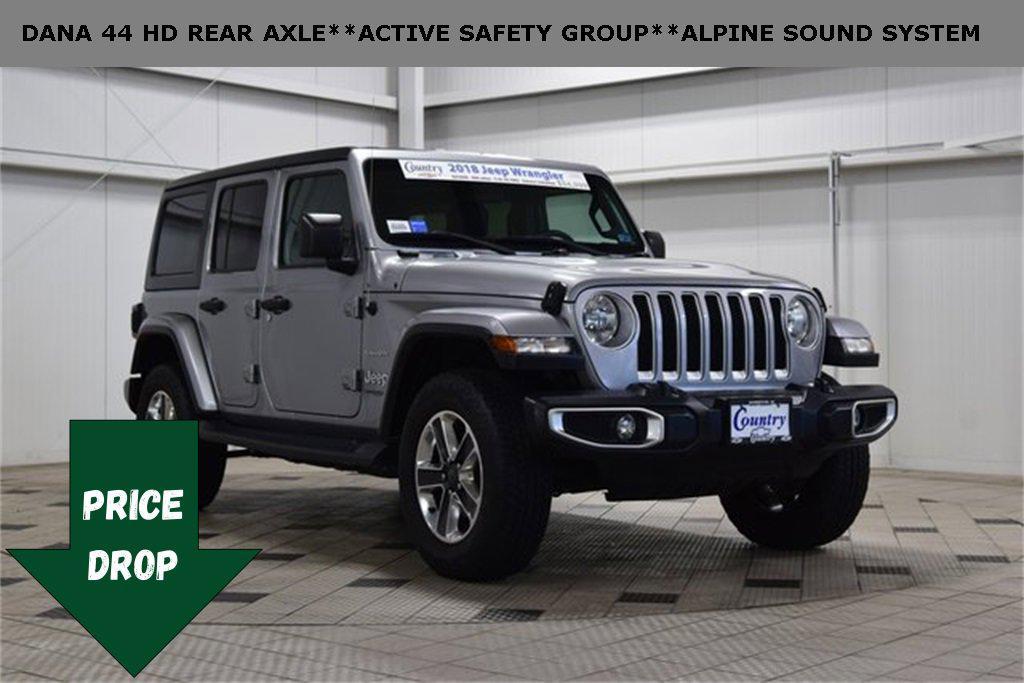 used 2018 Jeep Wrangler Unlimited car, priced at $23,499