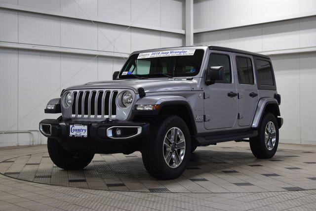 used 2018 Jeep Wrangler Unlimited car, priced at $23,999
