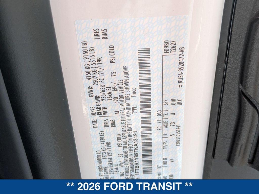 new 2026 Ford Transit-250 car, priced at $51,570