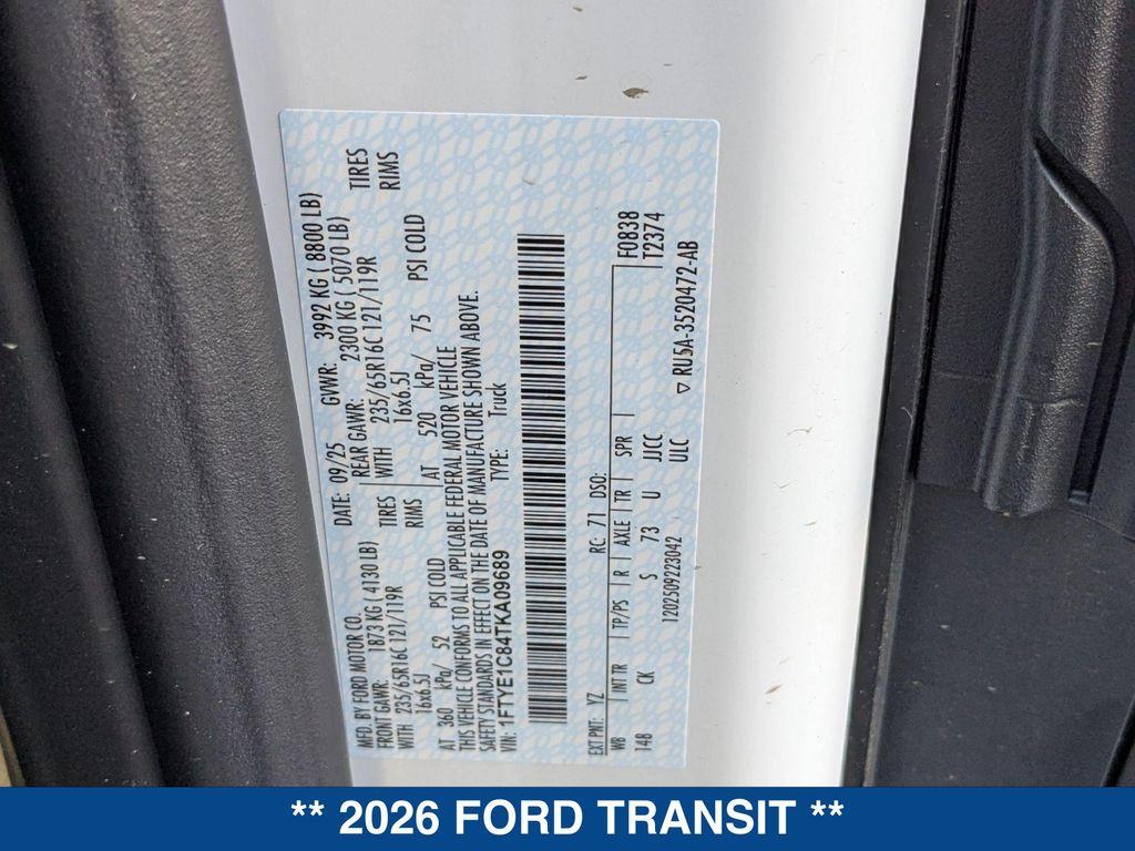 new 2026 Ford Transit-150 car, priced at $53,010