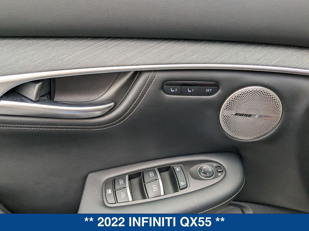 used 2022 INFINITI QX55 car, priced at $33,875