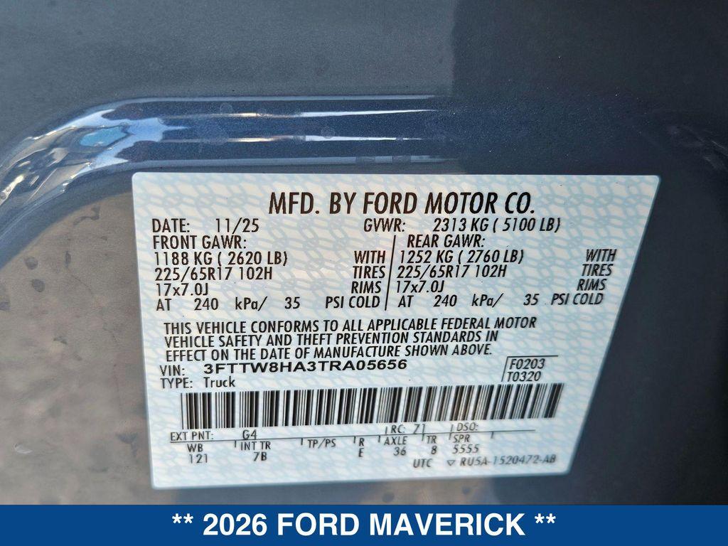 new 2026 Ford Maverick car, priced at $36,155