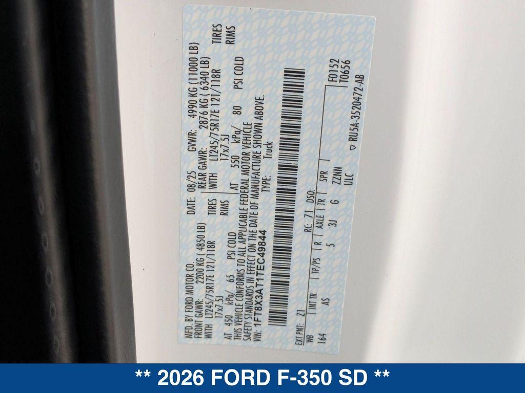 new 2026 Ford F-350 car, priced at $65,790