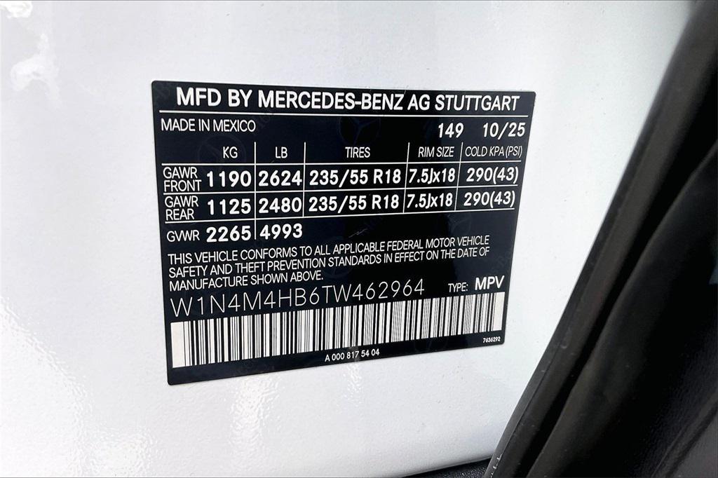 new 2026 Mercedes-Benz GLB 250 car, priced at $52,160