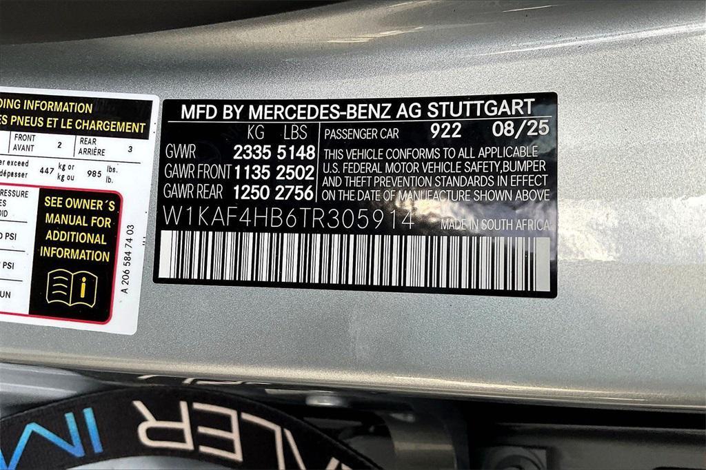 new 2026 Mercedes-Benz C-Class car, priced at $61,230