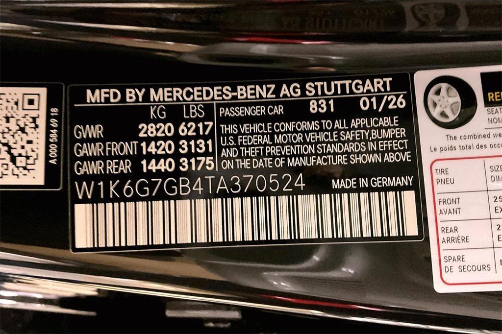 new 2026 Mercedes-Benz S-Class car, priced at $148,525