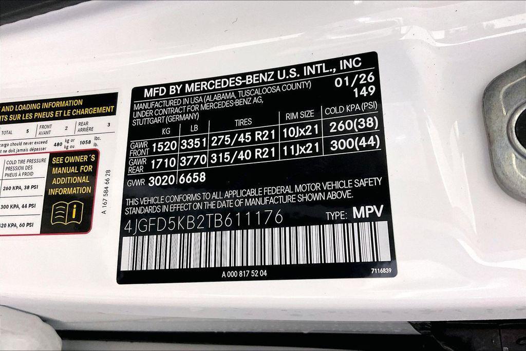 new 2026 Mercedes-Benz GLE 450 car, priced at $92,840