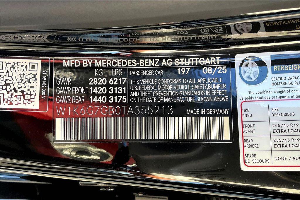 new 2026 Mercedes-Benz S-Class car, priced at $144,645