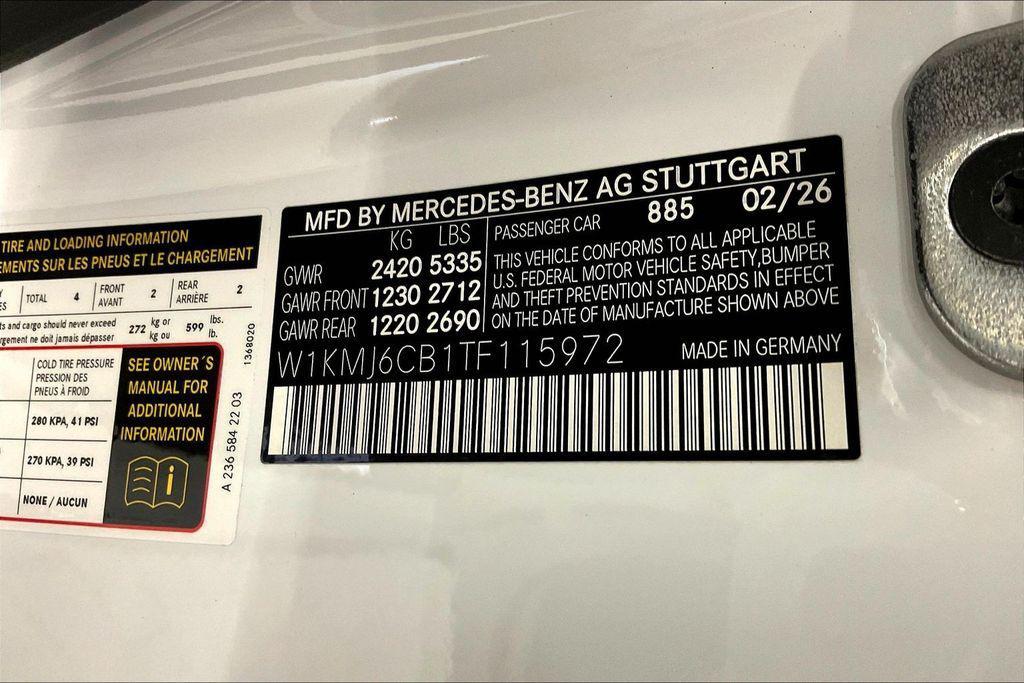 new 2026 Mercedes-Benz AMG CLE 53 car, priced at $95,495
