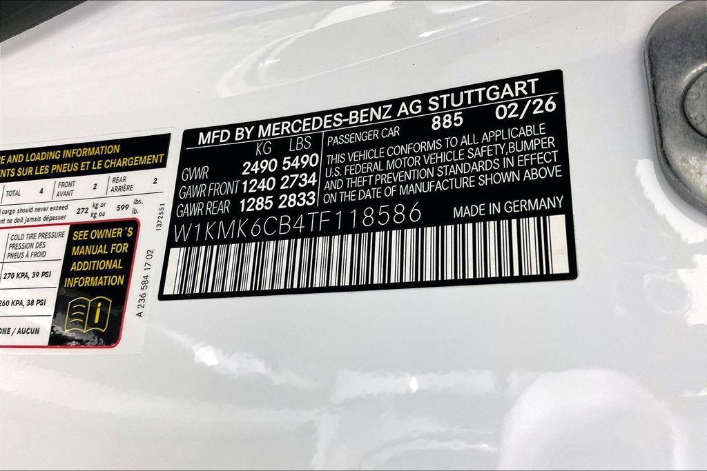 new 2026 Mercedes-Benz AMG CLE 53 car, priced at $101,475