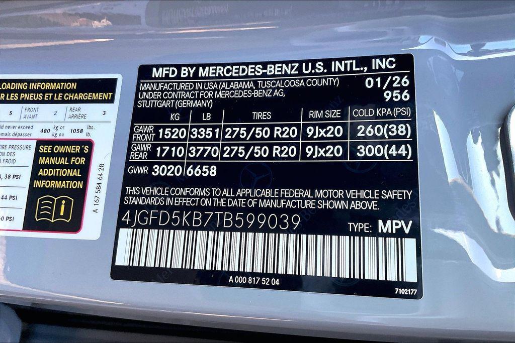 new 2026 Mercedes-Benz GLE 450 car, priced at $93,350