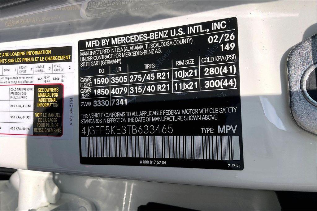 new 2026 Mercedes-Benz GLS 450 car, priced at $93,930