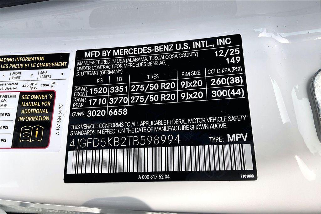 new 2026 Mercedes-Benz GLE 450 car, priced at $88,050