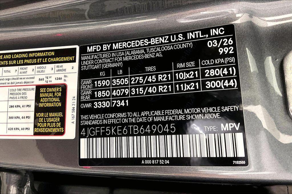 new 2026 Mercedes-Benz GLS 450 car, priced at $100,640