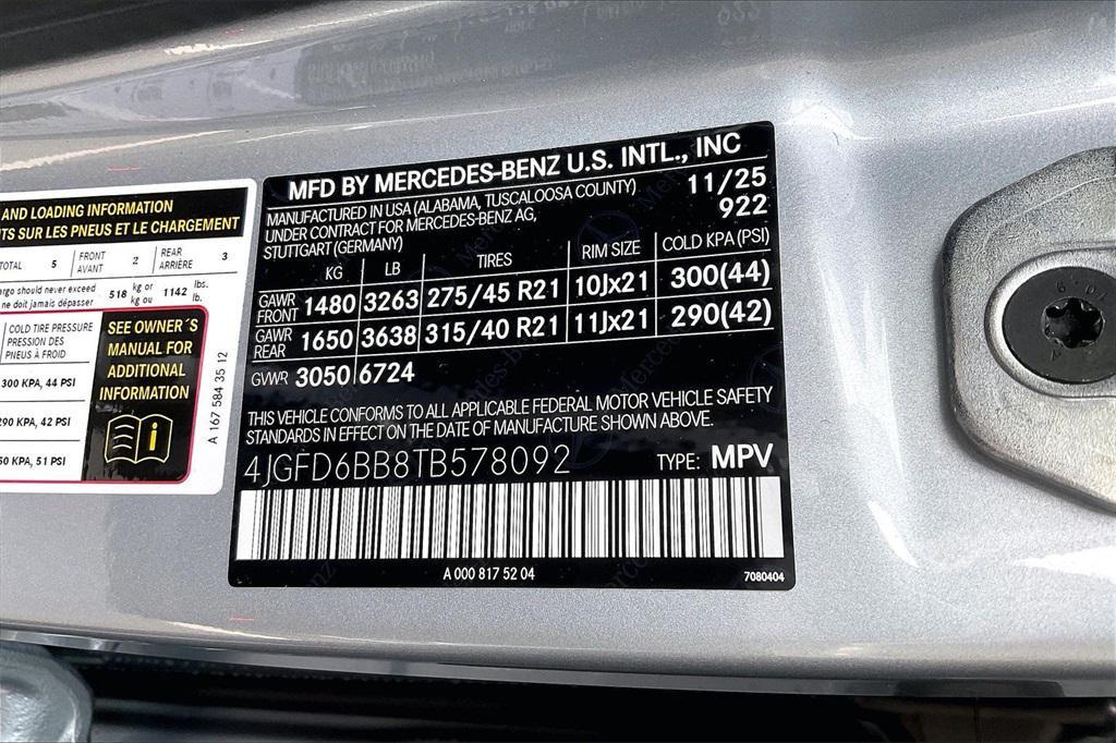 new 2026 Mercedes-Benz AMG GLE 53 car, priced at $96,380