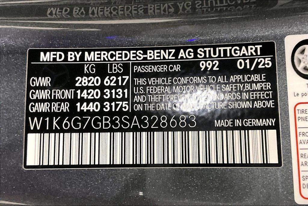 new 2025 Mercedes-Benz S-Class car, priced at $129,950