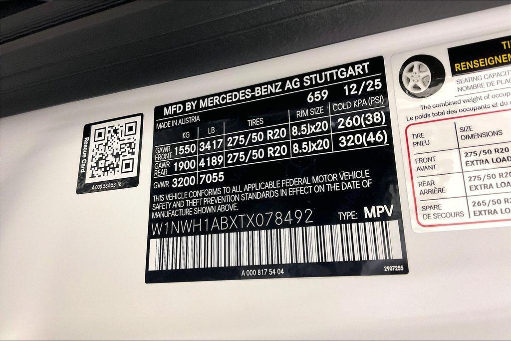 new 2026 Mercedes-Benz G-Class car, priced at $183,615