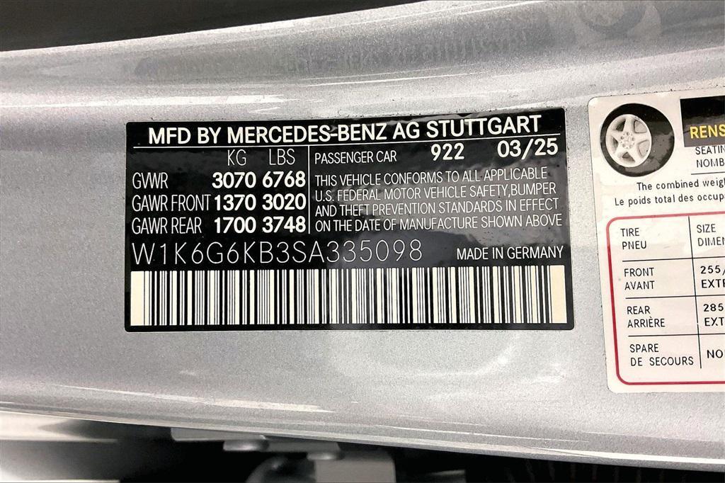 new 2025 Mercedes-Benz S-Class car, priced at $159,245