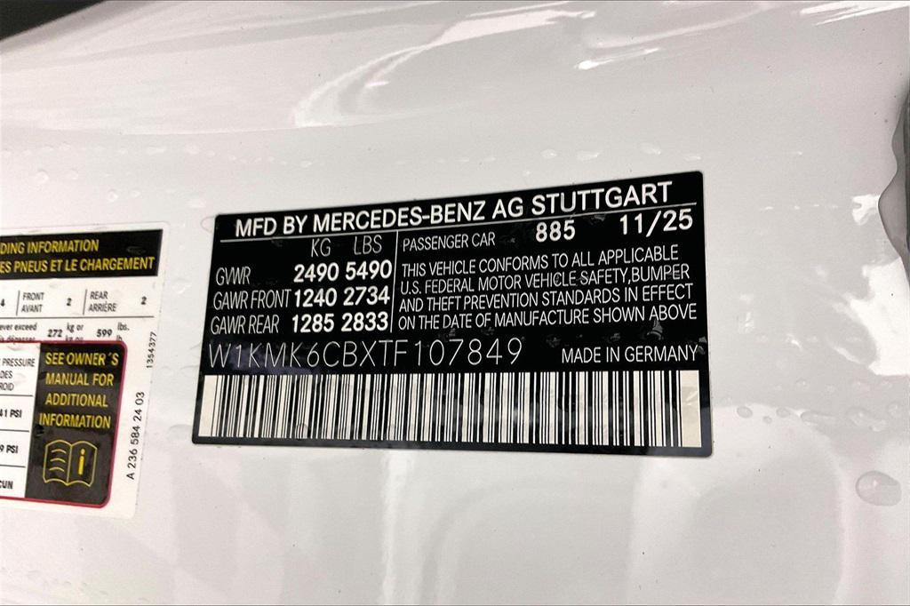 new 2026 Mercedes-Benz AMG CLE 53 car, priced at $105,465