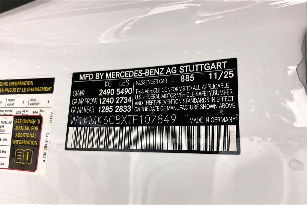 new 2026 Mercedes-Benz AMG CLE 53 car, priced at $105,465