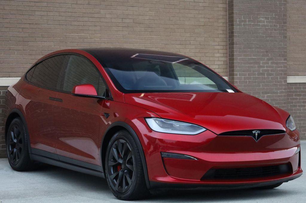 used 2023 Tesla Model X car, priced at $57,957
