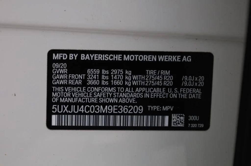 used 2021 BMW X5 car, priced at $39,397