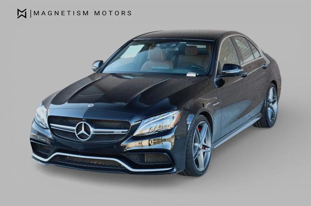 used 2018 Mercedes-Benz AMG C 63 car, priced at $48,957