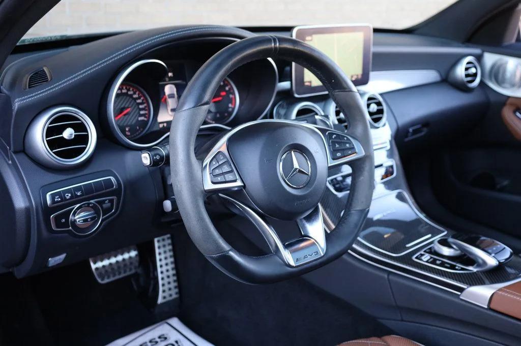 used 2018 Mercedes-Benz AMG C 63 car, priced at $48,957