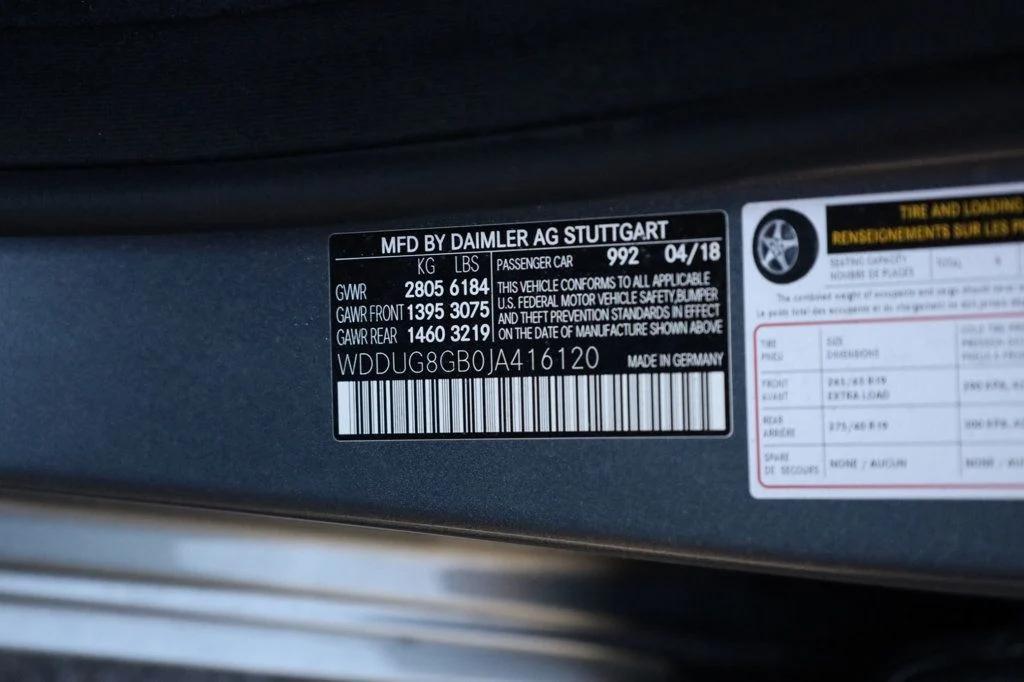 used 2018 Mercedes-Benz S-Class car, priced at $33,457