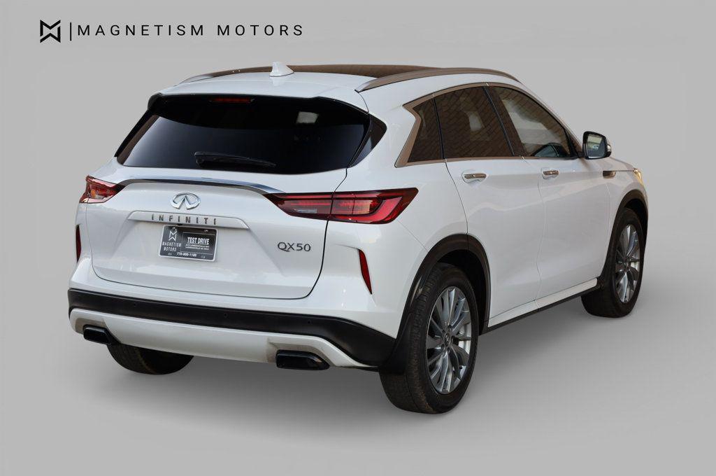 used 2023 INFINITI QX50 car, priced at $26,797