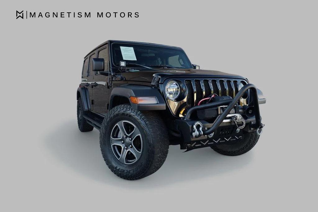 used 2018 Jeep Wrangler Unlimited car, priced at $18,457