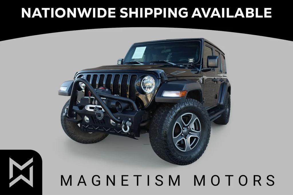 used 2018 Jeep Wrangler Unlimited car, priced at $18,457