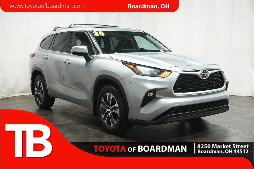 used 2020 Toyota Highlander car, priced at $30,550