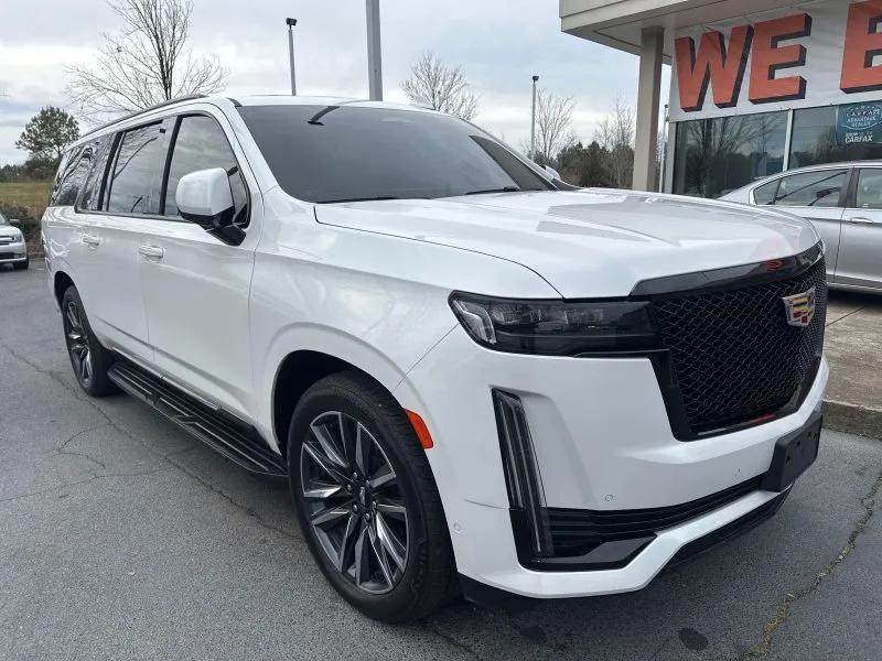 used 2021 Cadillac Escalade ESV car, priced at $45,473