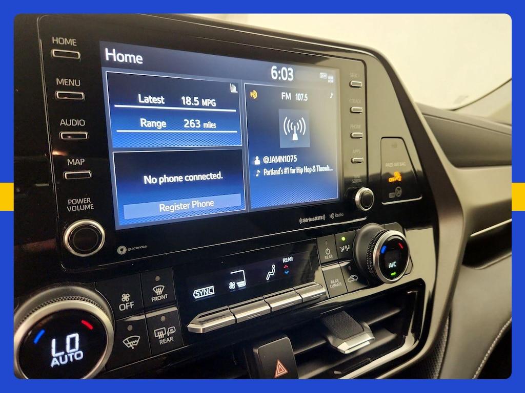 used 2022 Toyota Highlander car, priced at $30,998