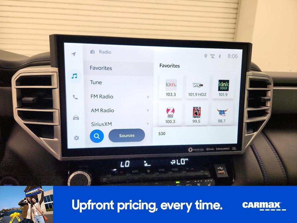 used 2022 Toyota Tundra car, priced at $52,998
