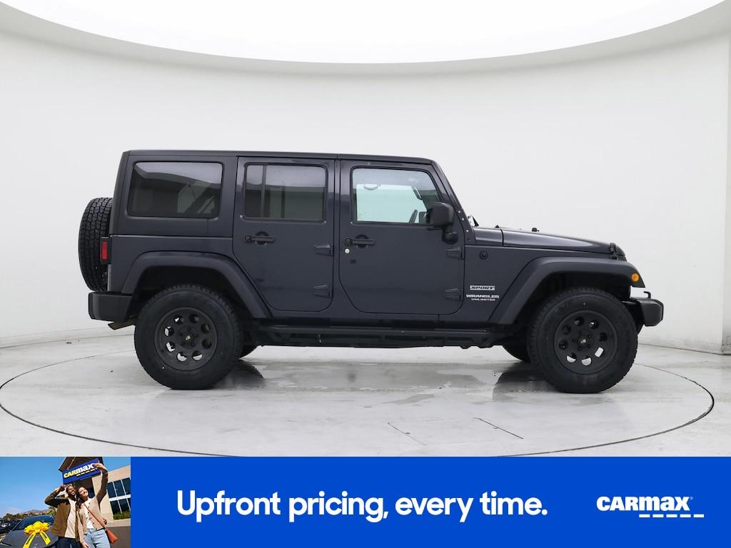 used 2017 Jeep Wrangler car, priced at $17,998