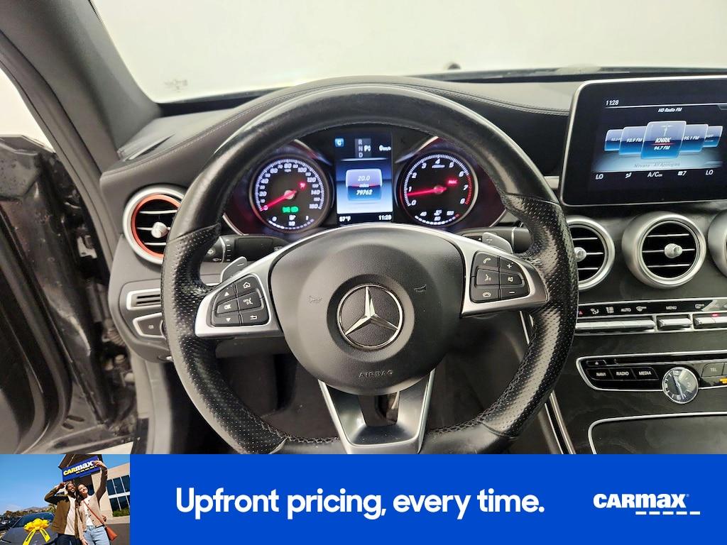 used 2017 Mercedes-Benz C-Class car, priced at $17,998