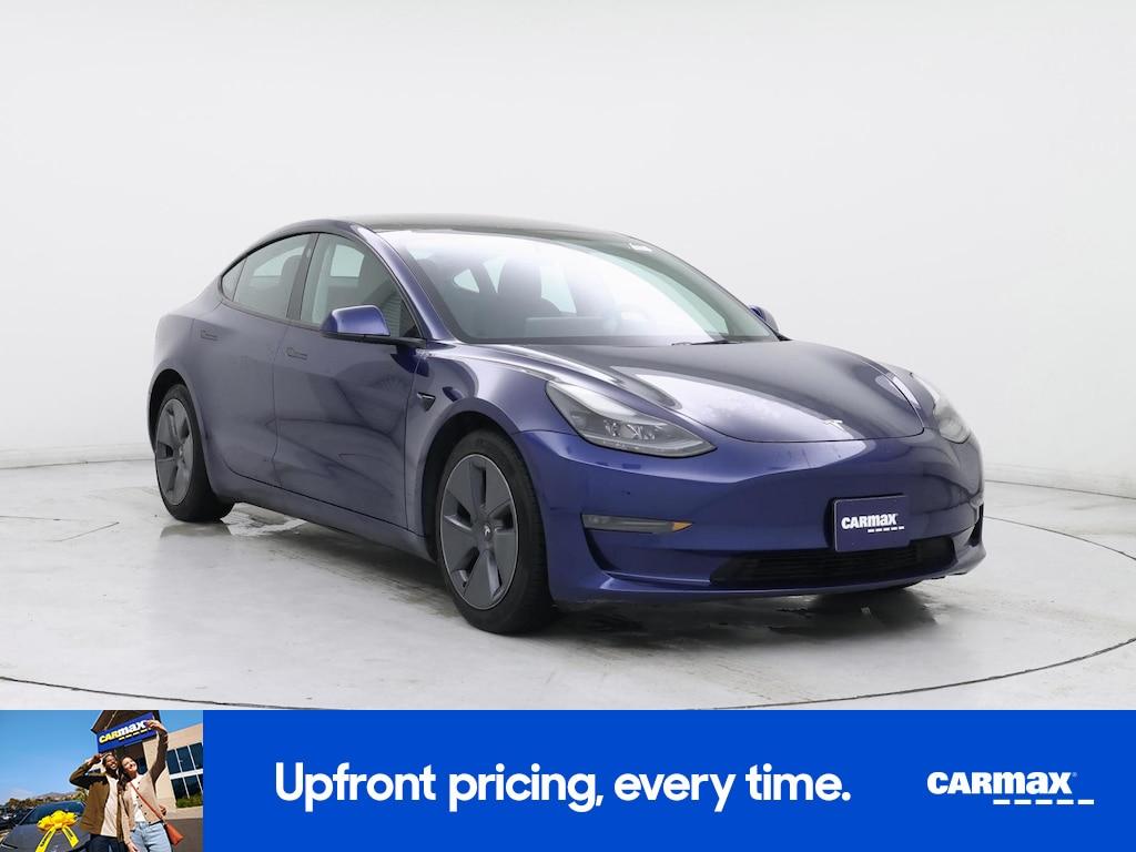 used 2022 Tesla Model 3 car, priced at $27,998
