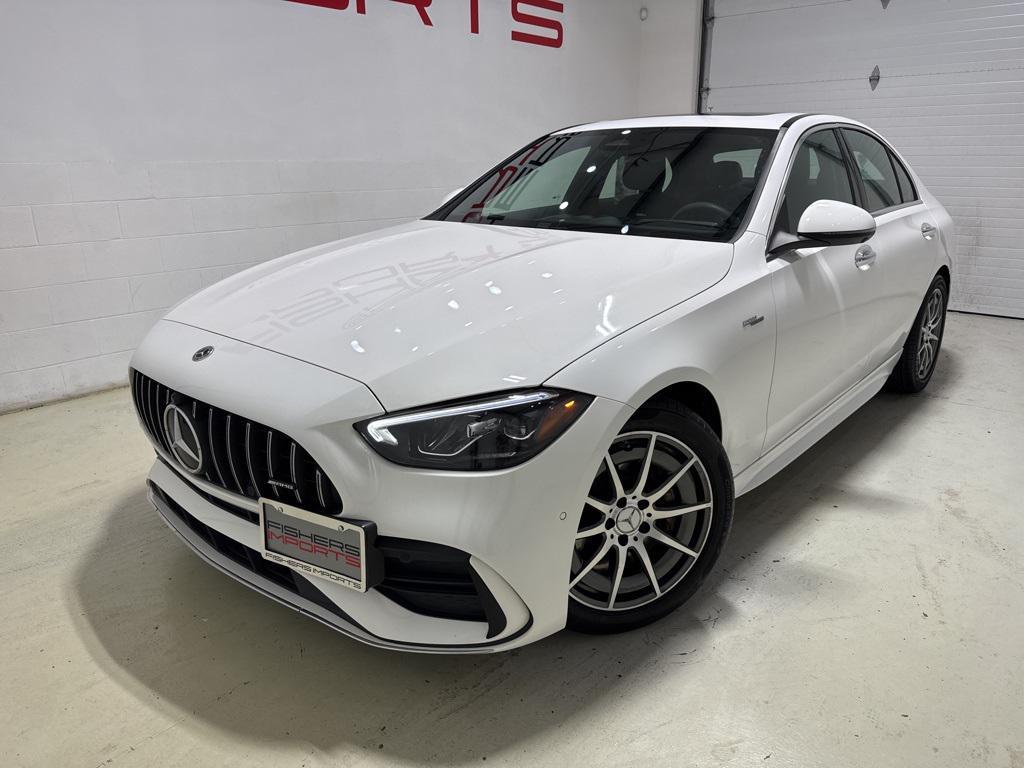 used 2023 Mercedes-Benz AMG C 43 car, priced at $43,550