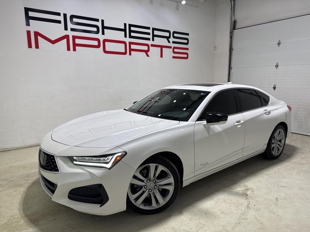 used 2021 Acura TLX car, priced at $25,500