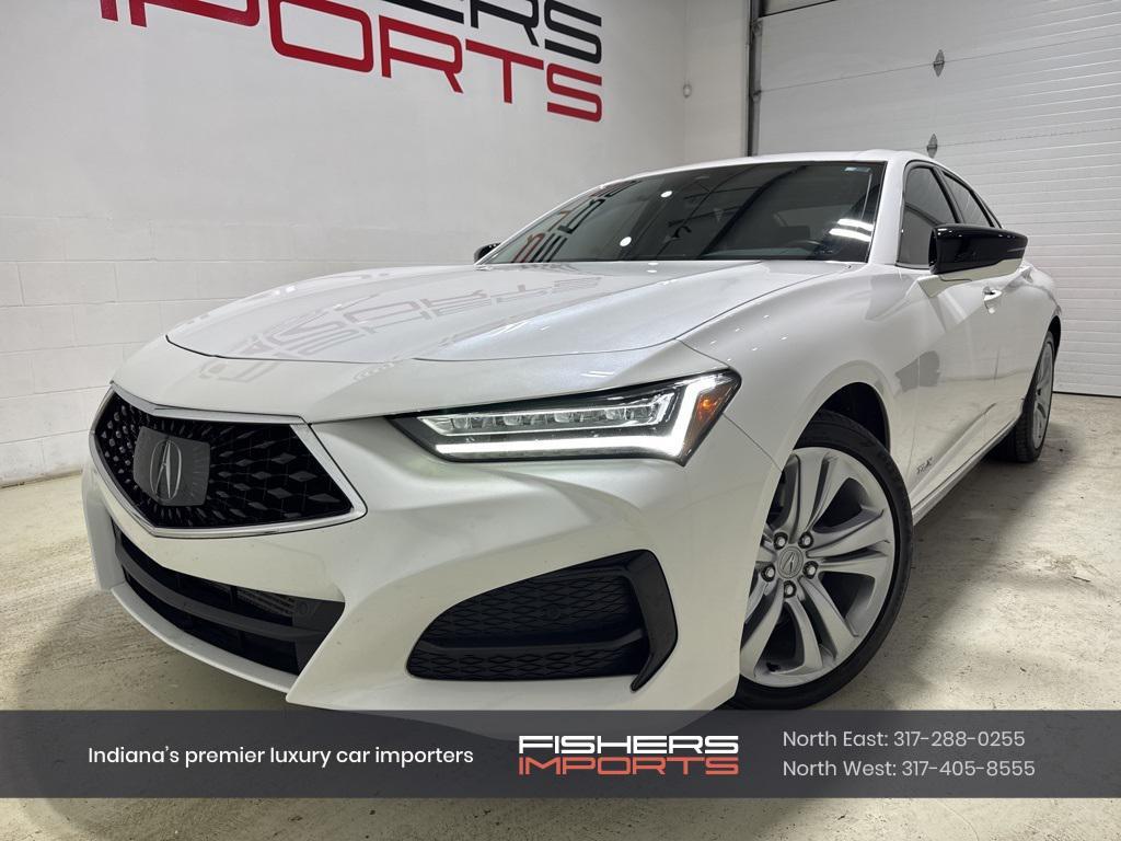 used 2021 Acura TLX car, priced at $25,500