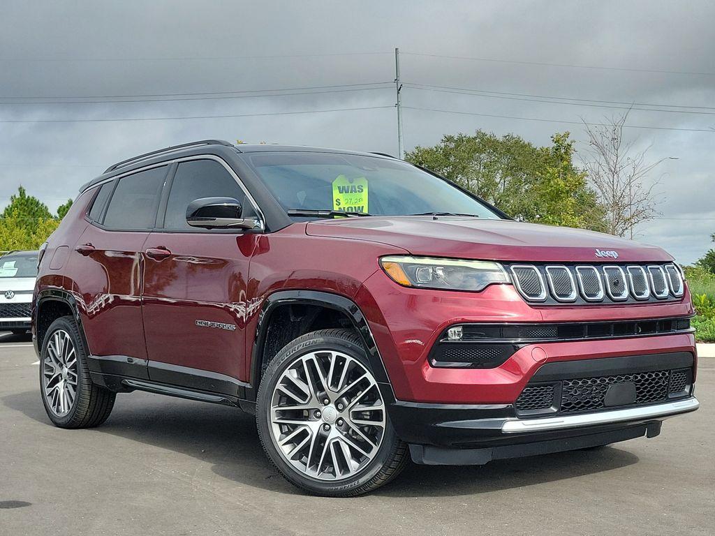 used 2022 Jeep Compass car, priced at $21,495