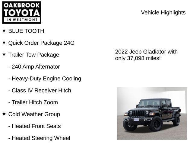 used 2022 Jeep Gladiator car, priced at $28,500