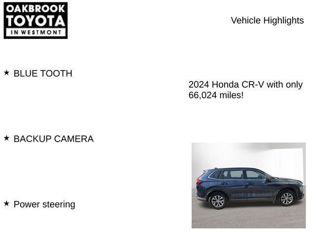 used 2024 Honda CR-V car, priced at $24,616
