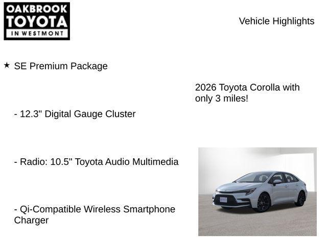 new 2026 Toyota Corolla Hybrid car, priced at $29,456