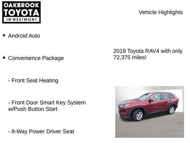 used 2019 Toyota RAV4 Hybrid car, priced at $24,500