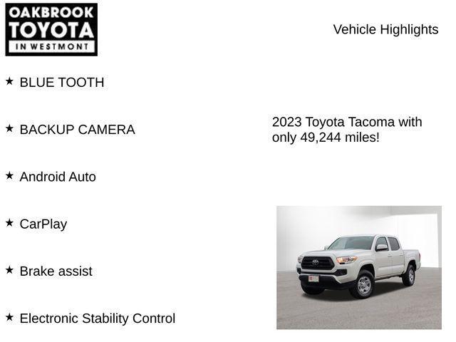 used 2023 Toyota Tacoma car, priced at $31,995
